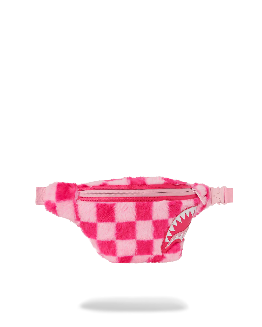 FURZILLA SHARK (PINK CHECK) SAVVY CROSSBODY
